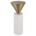 UTTERMOST TOP HAT DRINK TABLE BRASS 25250