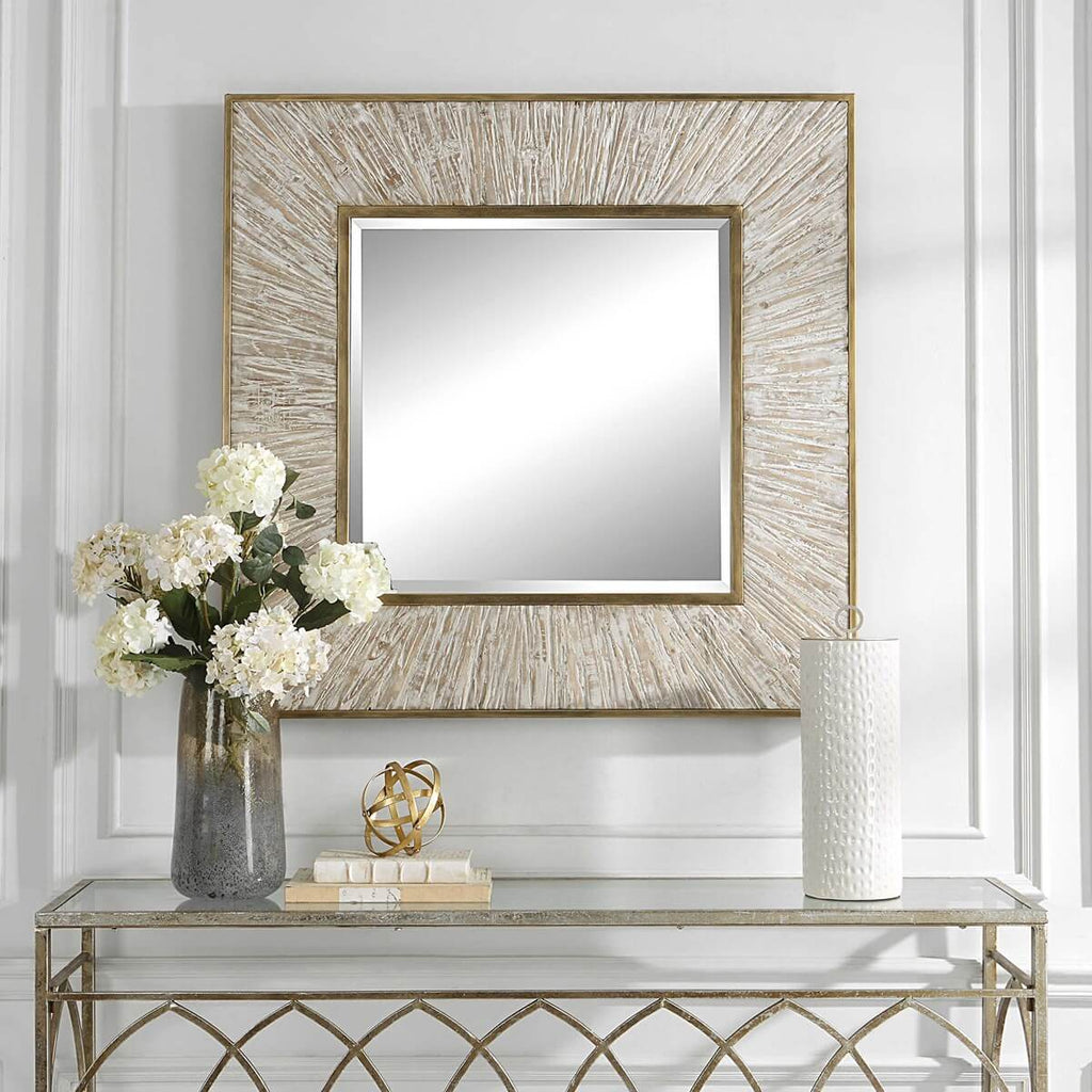 UTTERMOST WHARTON SQUARE MIRROR 09854