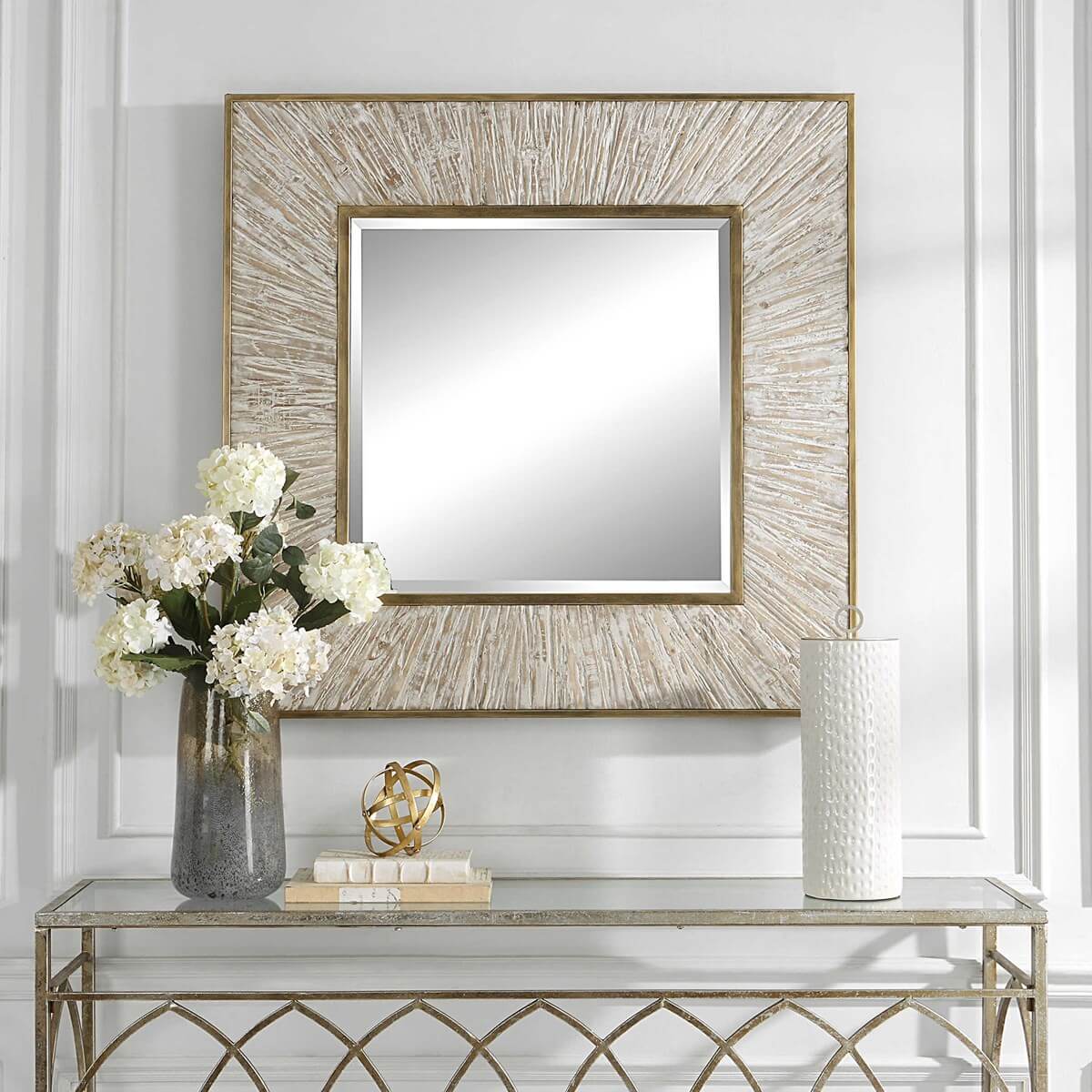 UTTERMOST WHARTON SQUARE MIRROR 09854