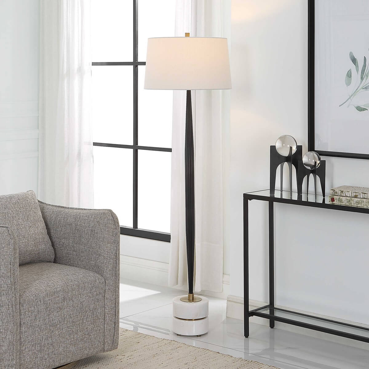 UTTERMOST MIRAZ FLOOR LAMP 30123