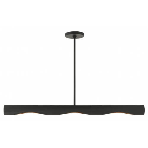 LIVEX LIGHTING Novato Medium Linear Chandelier 45897-04