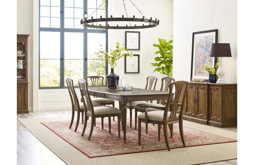 KINCAID ANSLEY FERGESEN ARM CHAIR SET OF TWO 024-639