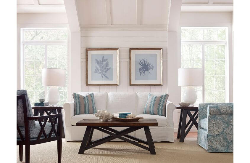 KINCAID MODERN CLASSICS CROSSFIT RECTANGULAR COCKTAIL TABLE 69-1433