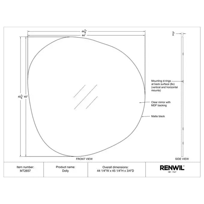 RENWIL DOLLY MIRROR  MT2657