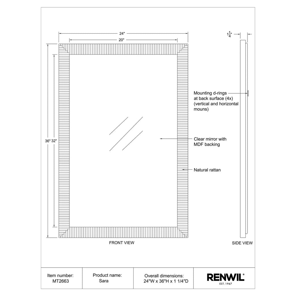 RENWIL SARA MIRROR MT2663