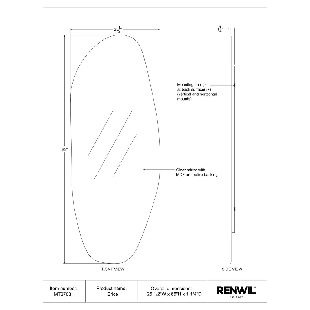 RENWIL ERICE MIRROR MT2703