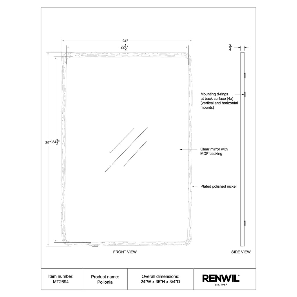 RENWIL POLLONIA MIRROR MT2694