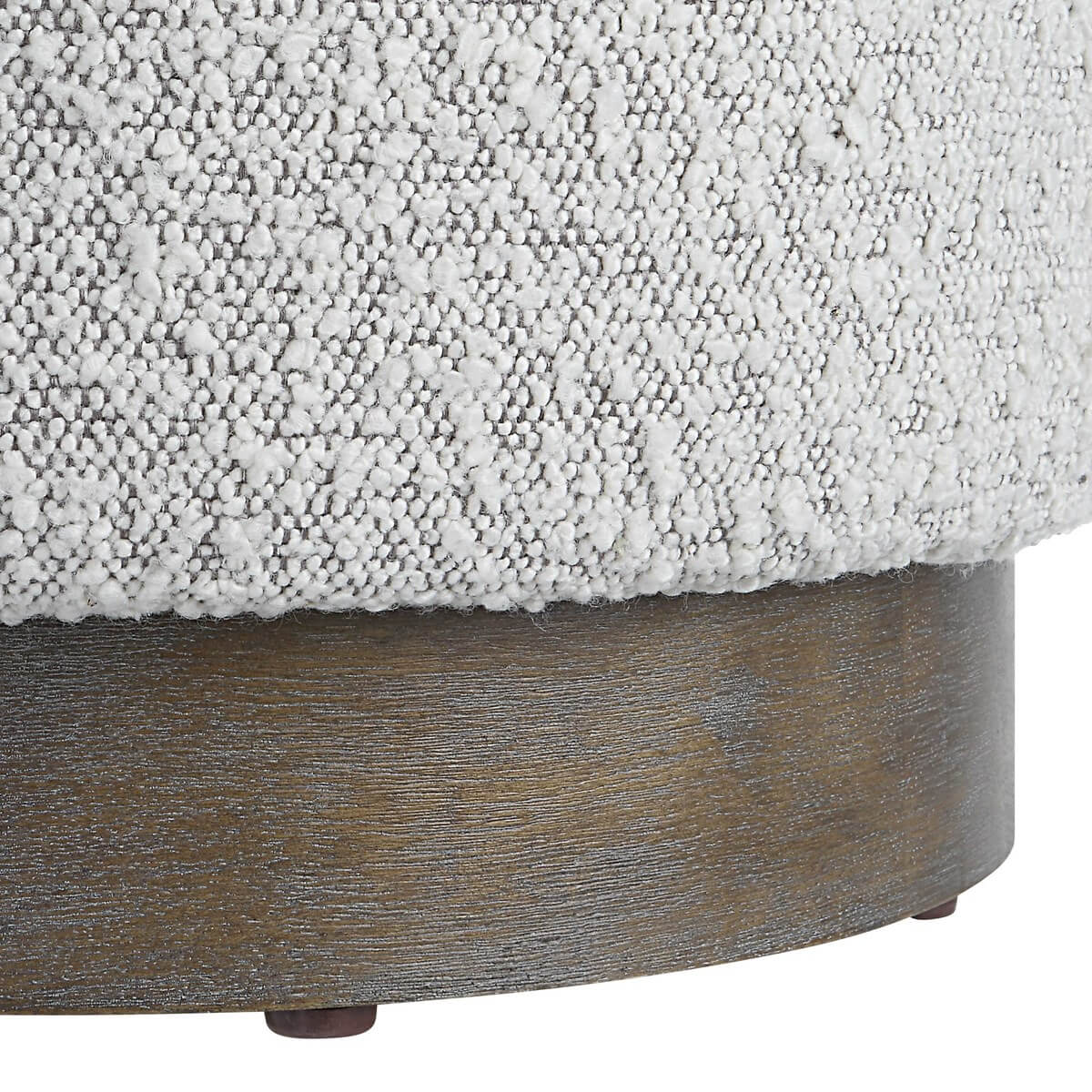 UTTERMOST AVILA OTTOMAN  GRAY 23665