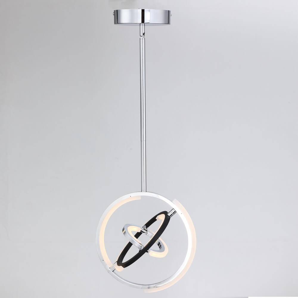 ARTCRAFT TRILOGY COLLECTION 1 LIGHT PENDANT AC6742PN