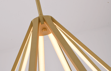 BETHEL  GOLD DIAMOND METAL LED CHANDELIER WE03C32GD