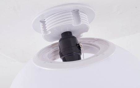 BETHEL WHITE ACRYLIC FLUSH MOUNT  DLS70FM9W