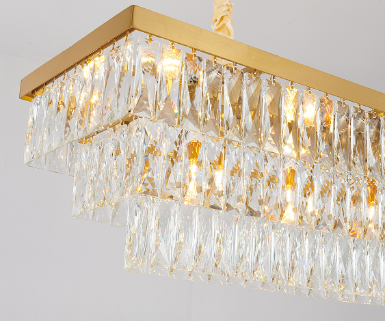 BETHEL OC33C38G Linear Chandelier