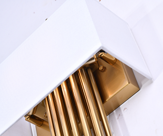 BETHEL WALL SCONCE WITH A WHITE BOX SHADE MU37SW18G