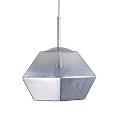 BETHEL SMOKE ACRYLIC SHADE SINGLE PENDANT DU134P11CH