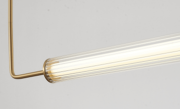 BETHEL BRASS FRAME LED CHANDELIER DC04C43G