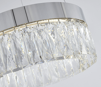 BETHEL  LED CHROME CHANDELIER FT95C16CH