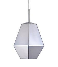 BETHEL SMOKE ACRYLIC SHADE SINGLE PENDANT DU135P11CH