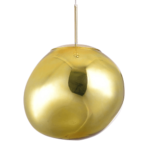 BETHEL PENDANT GOLD ACRYLIC ORB DU137P15G