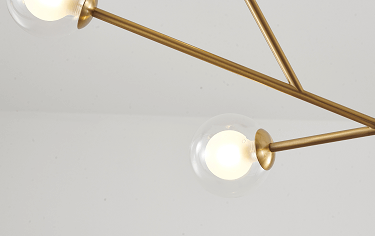 BETHEL BRASS BRANCH CHANDELIER  DC05C37G
