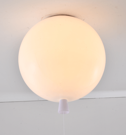 BETHEL WHITE ACRYLIC FLUSH MOUNT BALLOON DLS71FM11W
