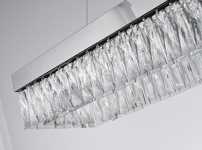 BETHEL LED CHROME LINEAR CHANDELIER FT97C40CH