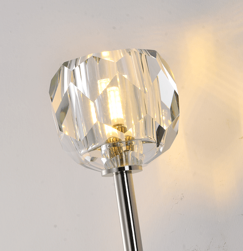 BETHEL POLISHED NICKEL WALL SCONCE BDC01-W