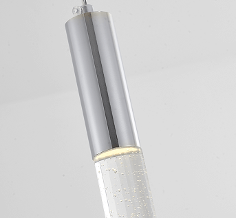 BETHEL CHROME FRAME LED PENDANT DLS111P15C