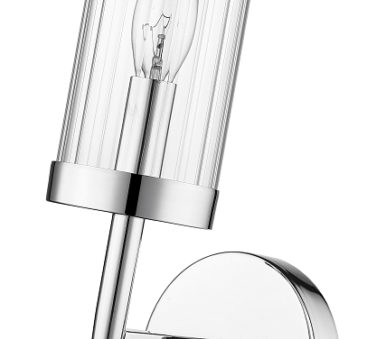 BETHEL CHROME FRAME WALL SCONCE MU27W17CH