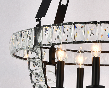 BETHEL LA17C24BLK Chandelier