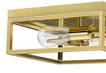 BETHEL GOLD BOX FLUSH MOUNT YS2181C12GD
