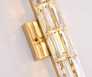 BETHEL GOLD METAL FRAME WALL SCONCE  MBC11031-760G