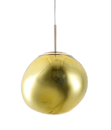 BETHEL GOLD ORB ACRYLIC SINGLE PENDANT DU136P11G