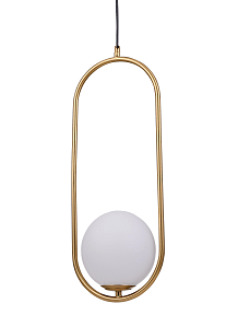 BETHEL GOLD METAL FRAME SINGLE PENDANT DU152P19G