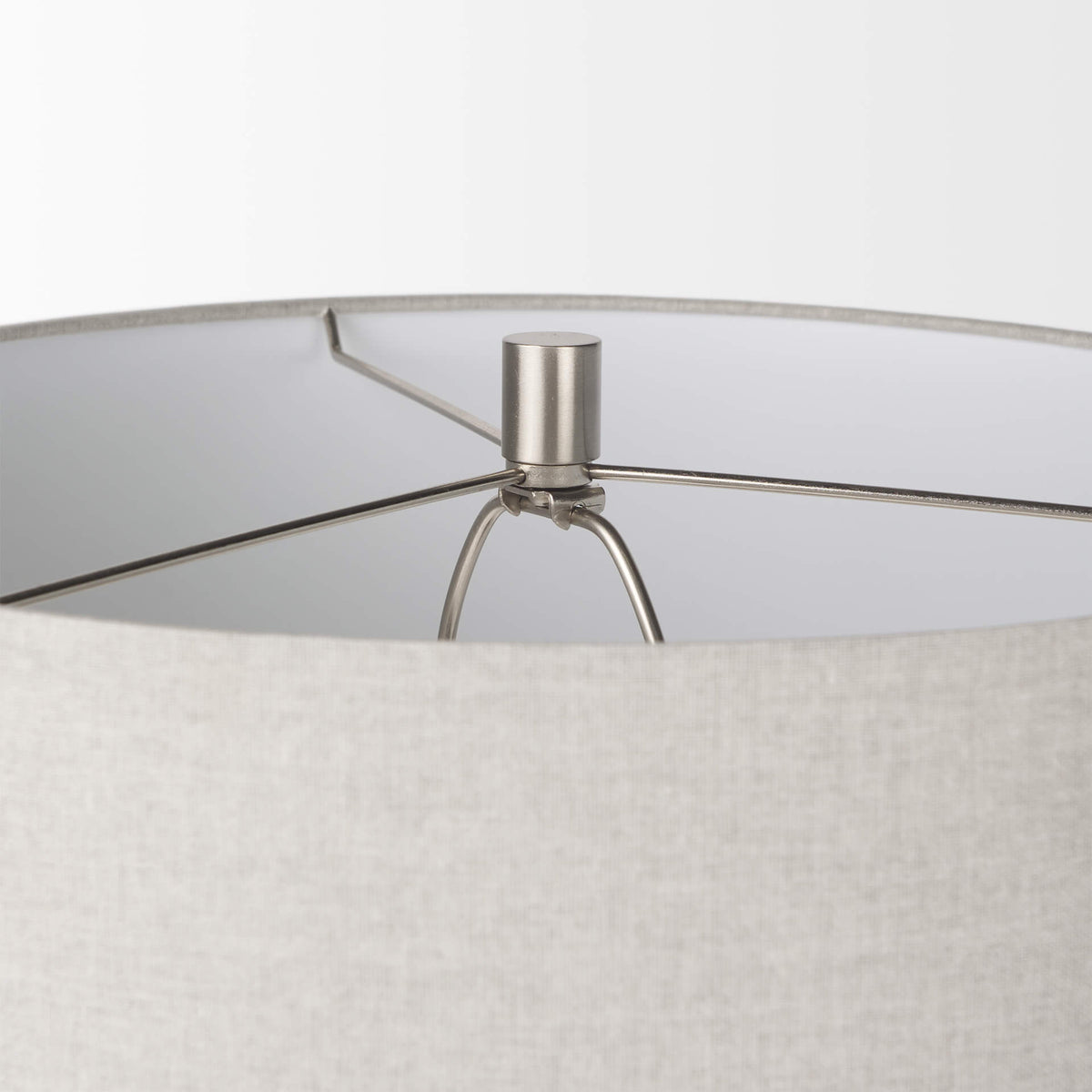 MERCANA PIVEN WHITE TEXTURED CERAMIC TABLE LAMP 70370