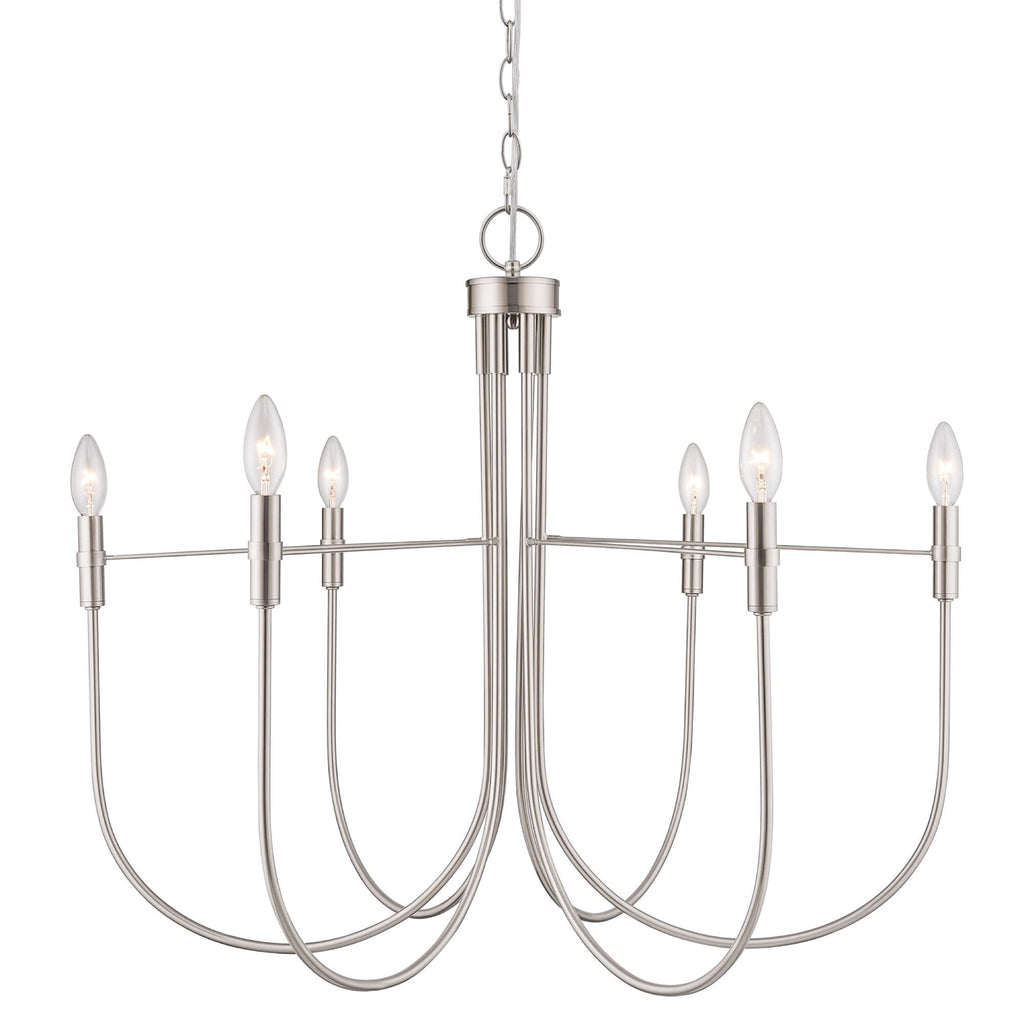 ARTCRAFT FOUNDRY CHANDELIER NICKEL AC12226BN