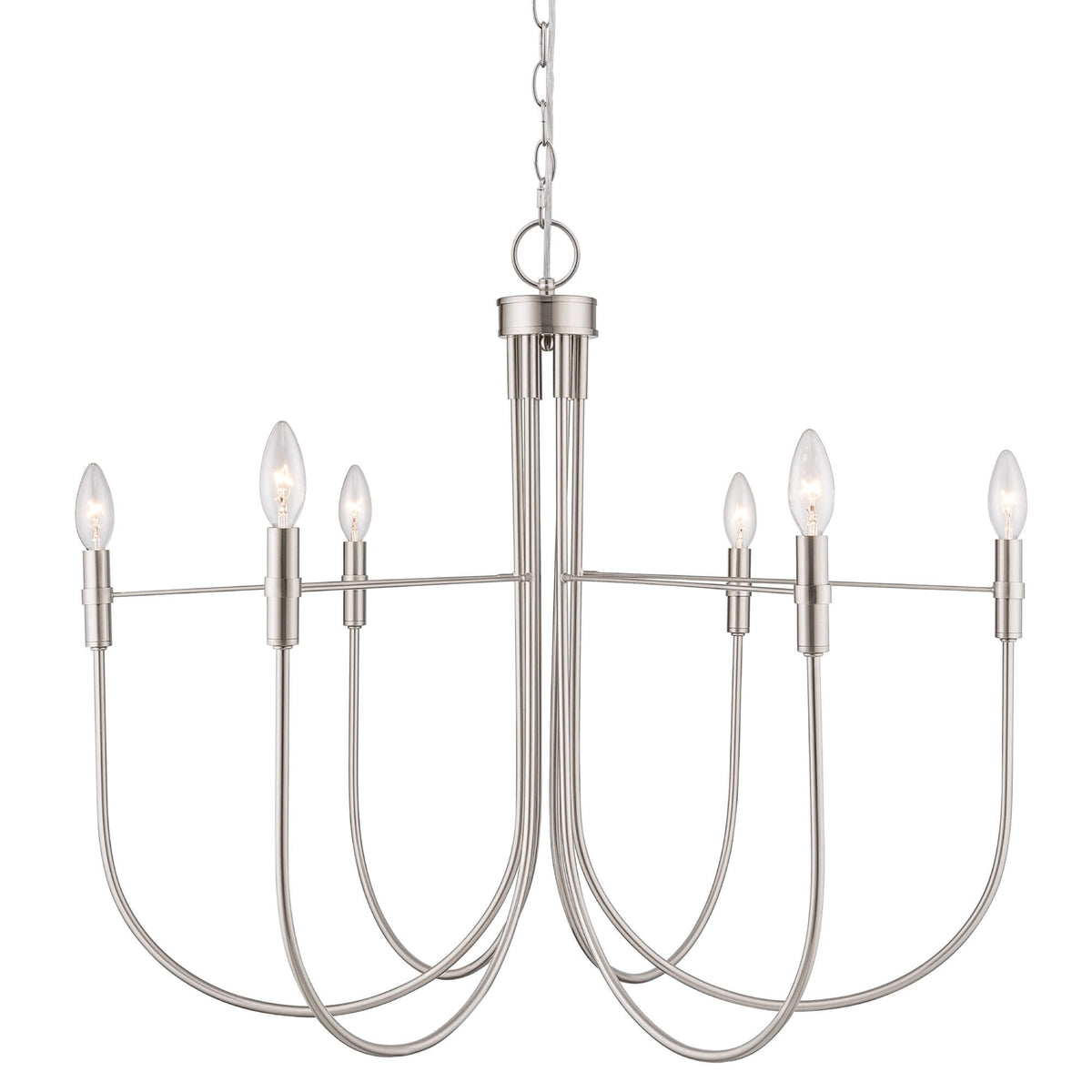 ARTCRAFT FOUNDRY CHANDELIER NICKEL AC12226BN