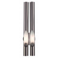 LIVEX LIGHTING Acra Large Tall Double Sconce Black Chrome 45912-46
