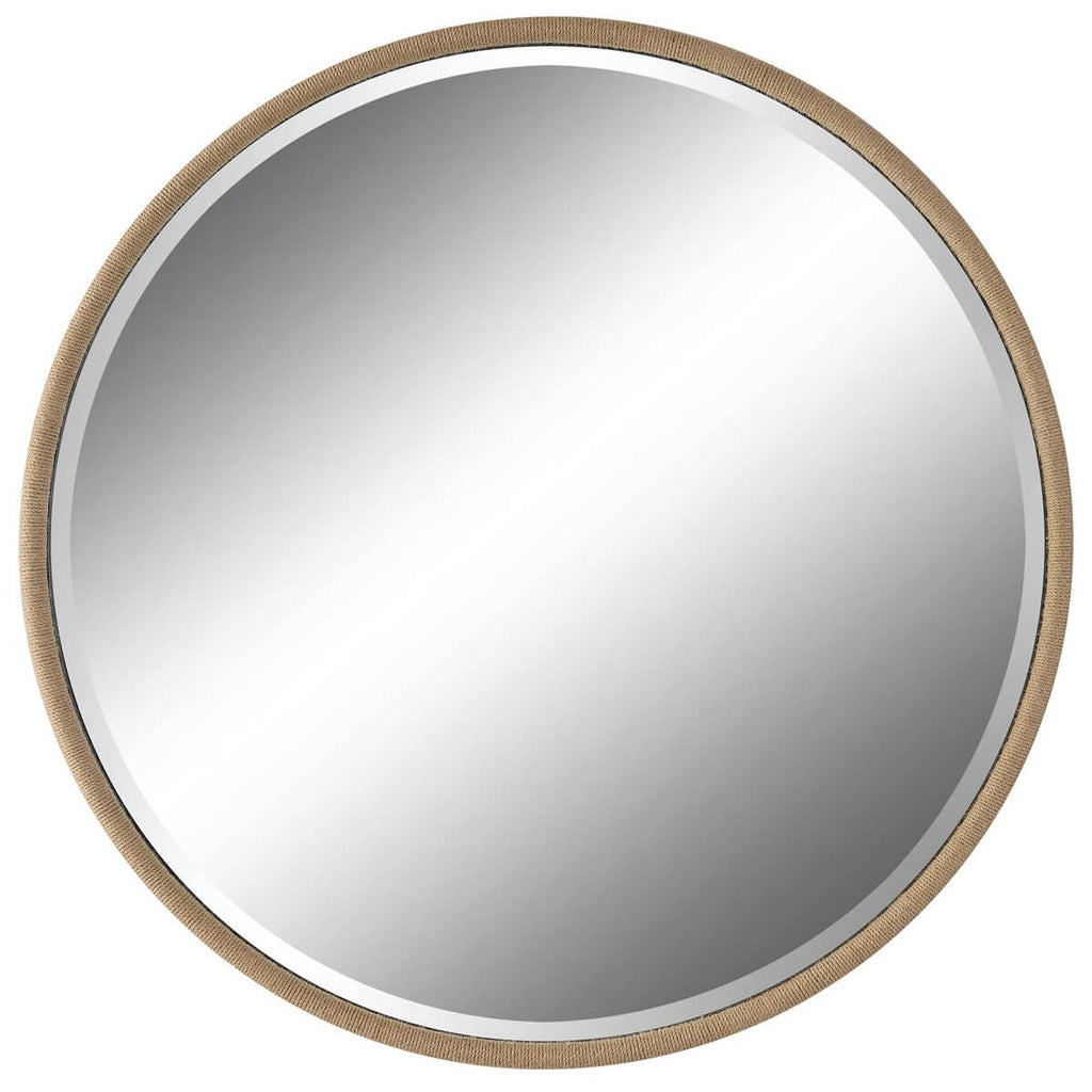 UTTERMOST RANCHERO ROUND MIRROR NATURAL 09887
