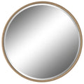 UTTERMOST RANCHERO ROUND MIRROR NATURAL 09887