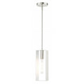 LIVEX LIGHTING Soma Pendant Brushed Nickel 45951-91