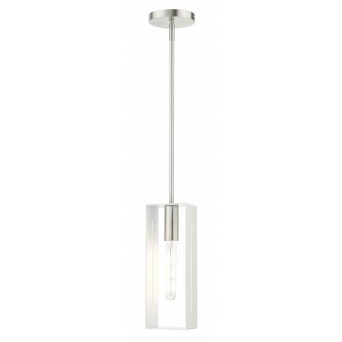 LIVEX LIGHTING Soma Pendant Brushed Nickel 45951-91
