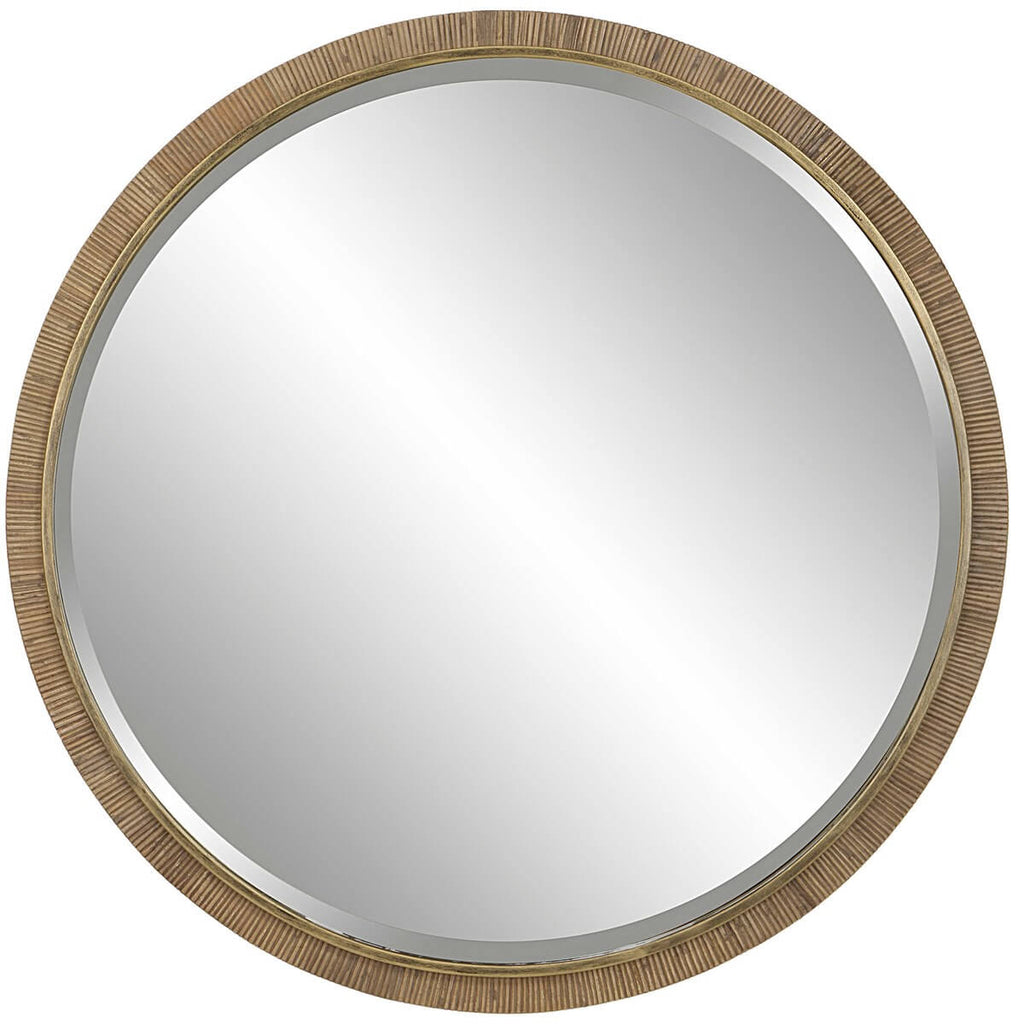 UTTERMOST PARADISE ROUND MIRROR 09849