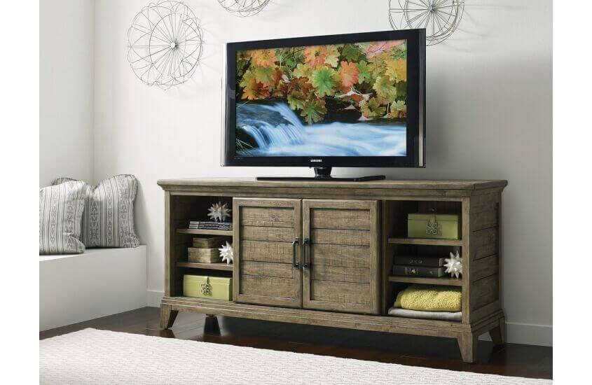 KINCAID PLANK ROAD ARDEN ENTERTAINMENT CONSOLE STONE 706-585S
