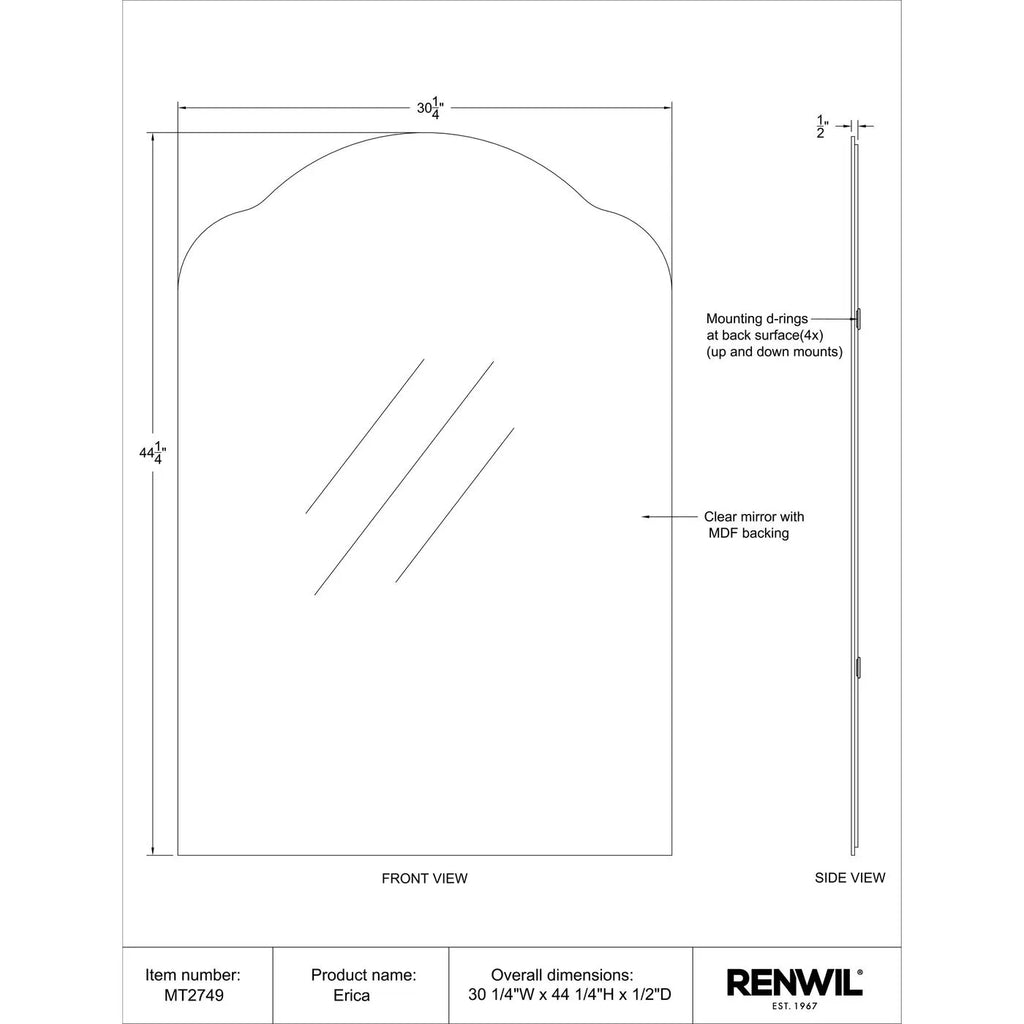 RENWIL ERICA MIRROR MT2749
