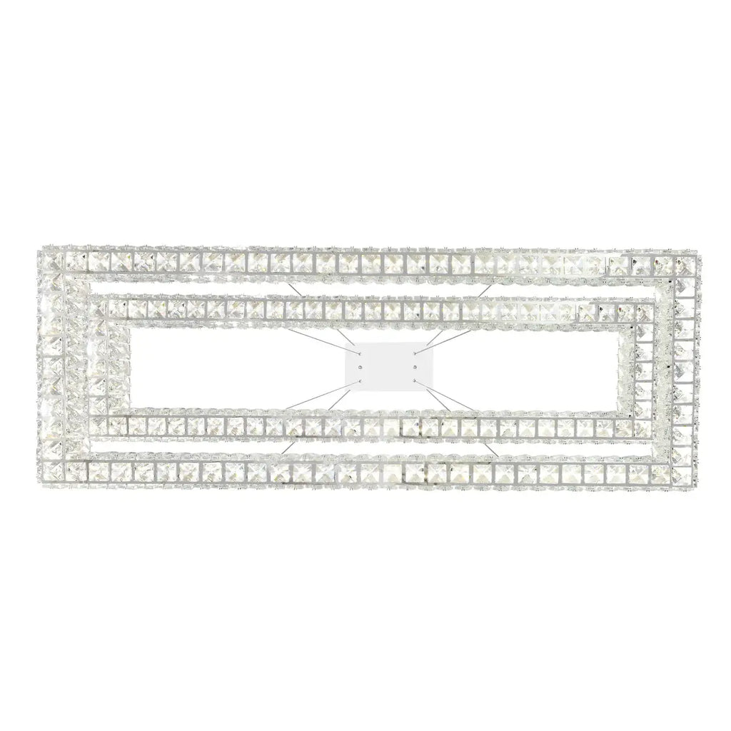 CWI LIGHTING FELICITY LED 2-TIER CHROME CHANDELIER 1084P52-601-RC-2C