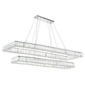CWI LIGHTING FELICITY LED 2-TIER CHROME CHANDELIER 1084P52-601-RC-2C