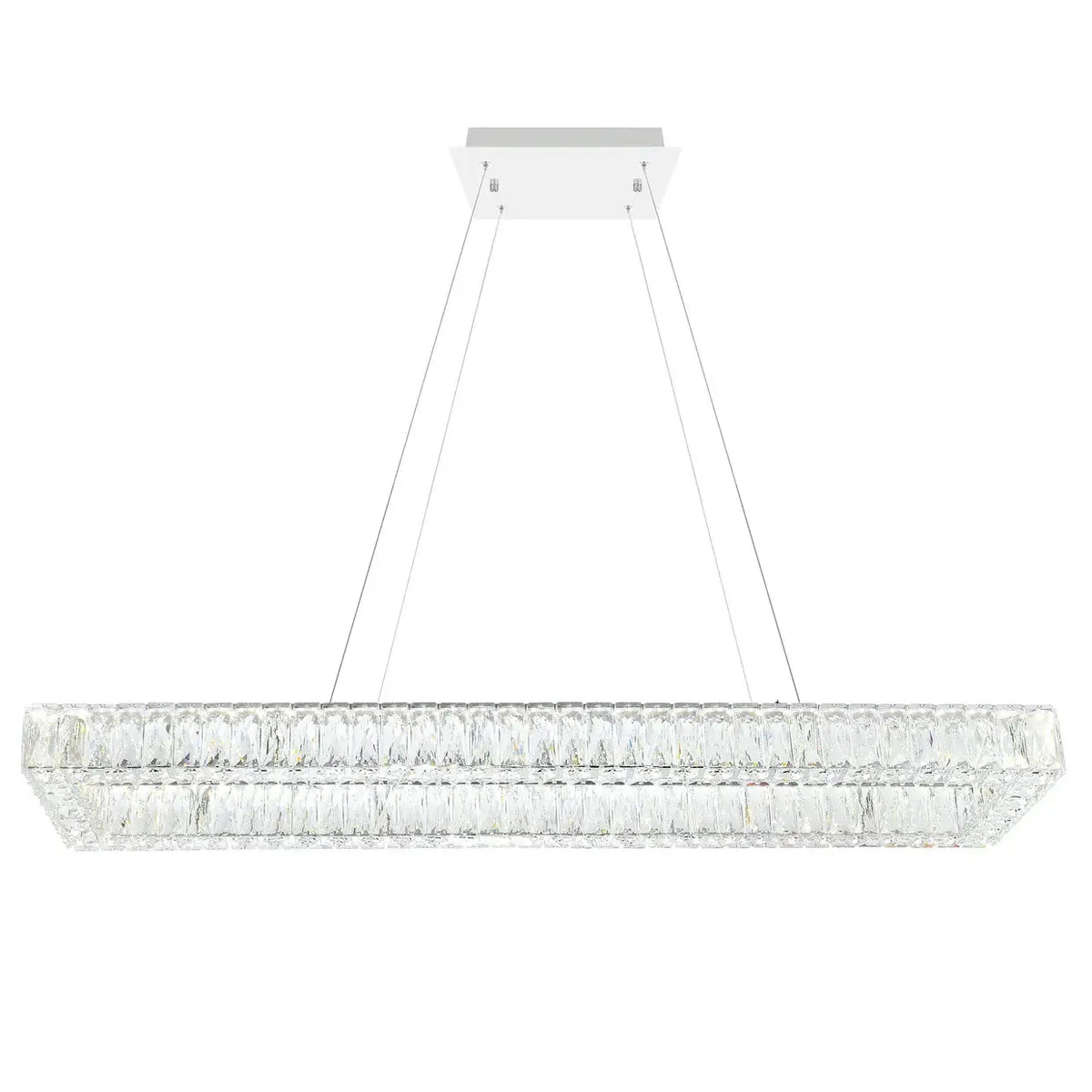 CWI LIGHTING FELICITY LED 44" CHROME CHANDELIER 1084P44-601-RC-1C