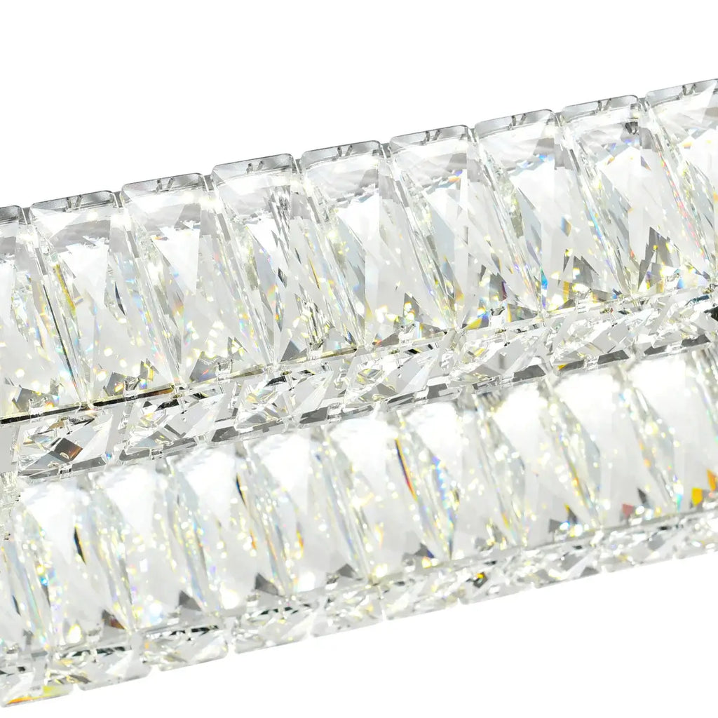 CWI LIGHTING FELICITY LED 2-TIER CHROME CHANDELIER 1084P52-601-RC-2C