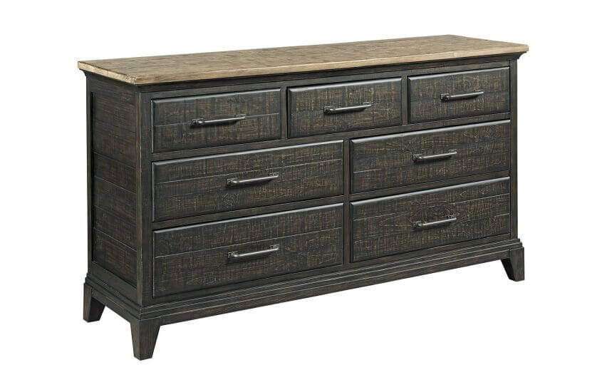 KINCAID PLANK ROAD FARMSTEAD DRESSER CHARCOAL 706-120C
