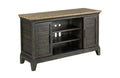 KINCAID PLANK ROAD 54" ARDEN ENTERTAINMENT CONSOLE CHARCOAL 706-586C